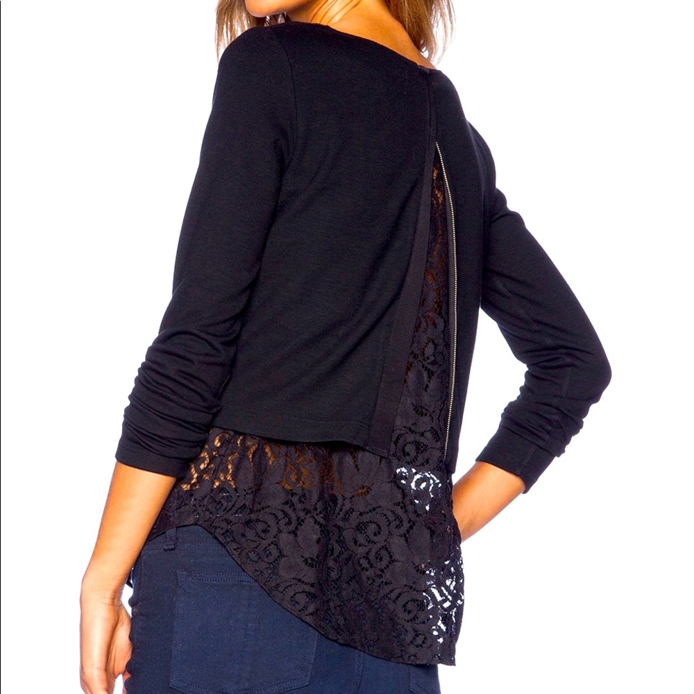 Theory Bente Idol Jersey Long Sleeve Top